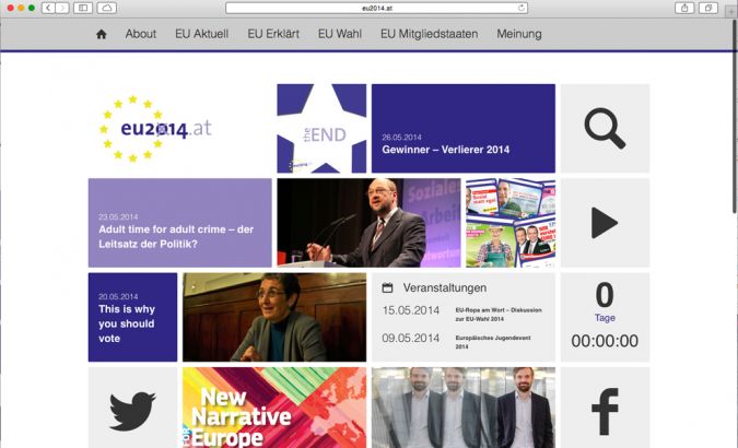 Projekt: EU2014.at – Wahlinformation durch Peer-to-Peer Journalism