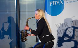 Saxophonistin Maria Kofler © PRVA/Jana Madzigon
