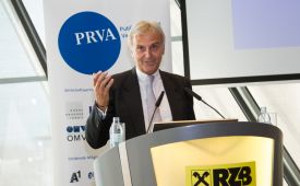 PR-Wissenschaftspreisverleihung 2014: Gen.Dir. Dr. Wolfgang Hötschl (Vorsitzender des Wissenschaftlichen Senats des PRVA, CEO Kelly